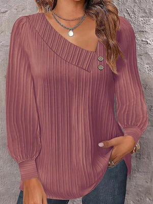 VIVECA | ELEGANT TOP WITH LONG SLEEVES