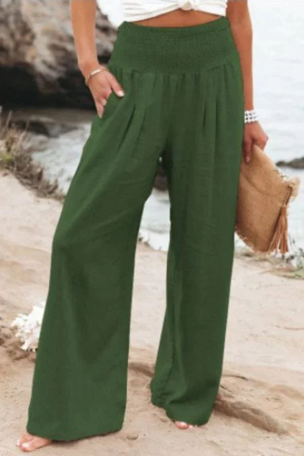 MEGAN | HIGH-WAIST PALAZZO PANTS