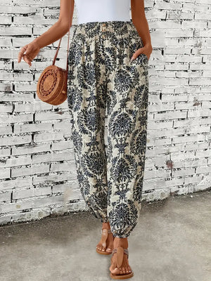 GAELLE | HIGH-WAIST SUMMER PANTS