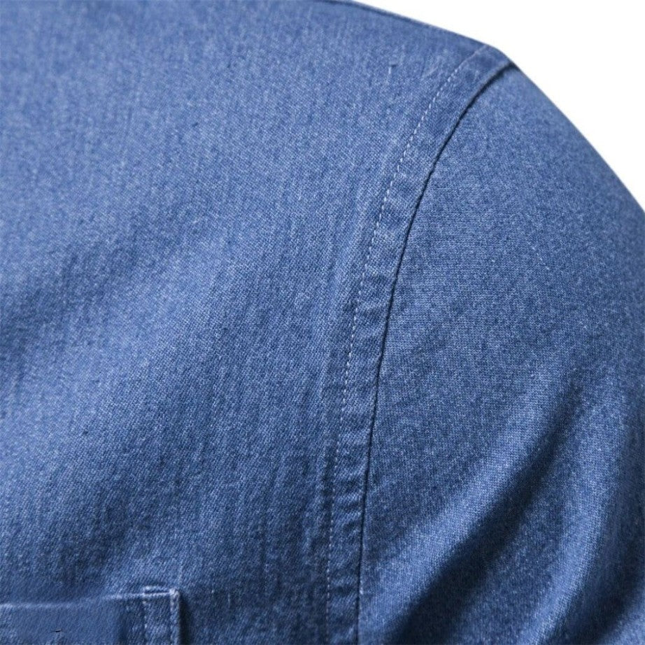 COLLIN™ | ESSENTIAL MEN'S DENIM SHIRT