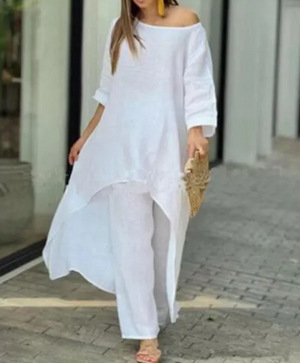 LEXI™ | COTTON AND LINEN 2-PIECE SET