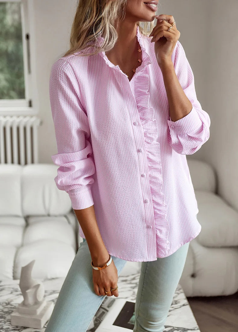 LENY | ELEGANT RUFFLED BLOUSE