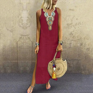 SYLVIA | SLEEVELESS MAXI DRESS