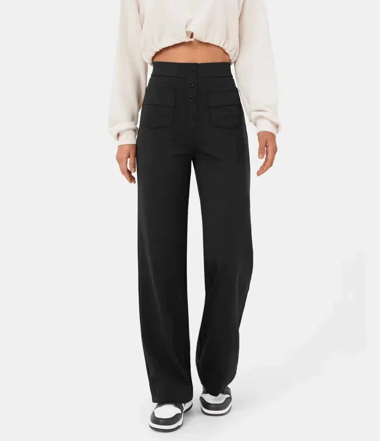 FLEUR | STRETCHABLE HIGH-WAISTED PANT